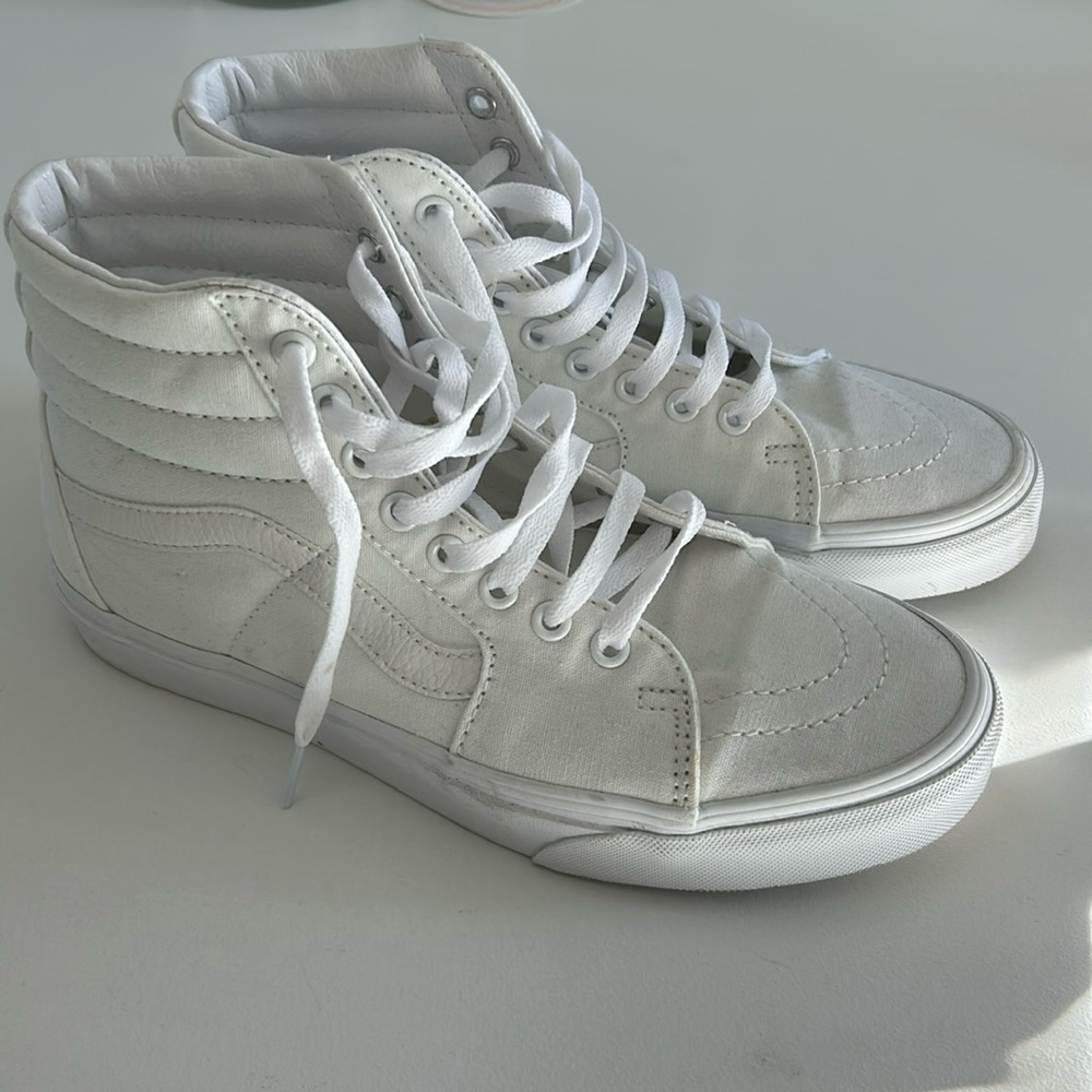 Hi top Vans white